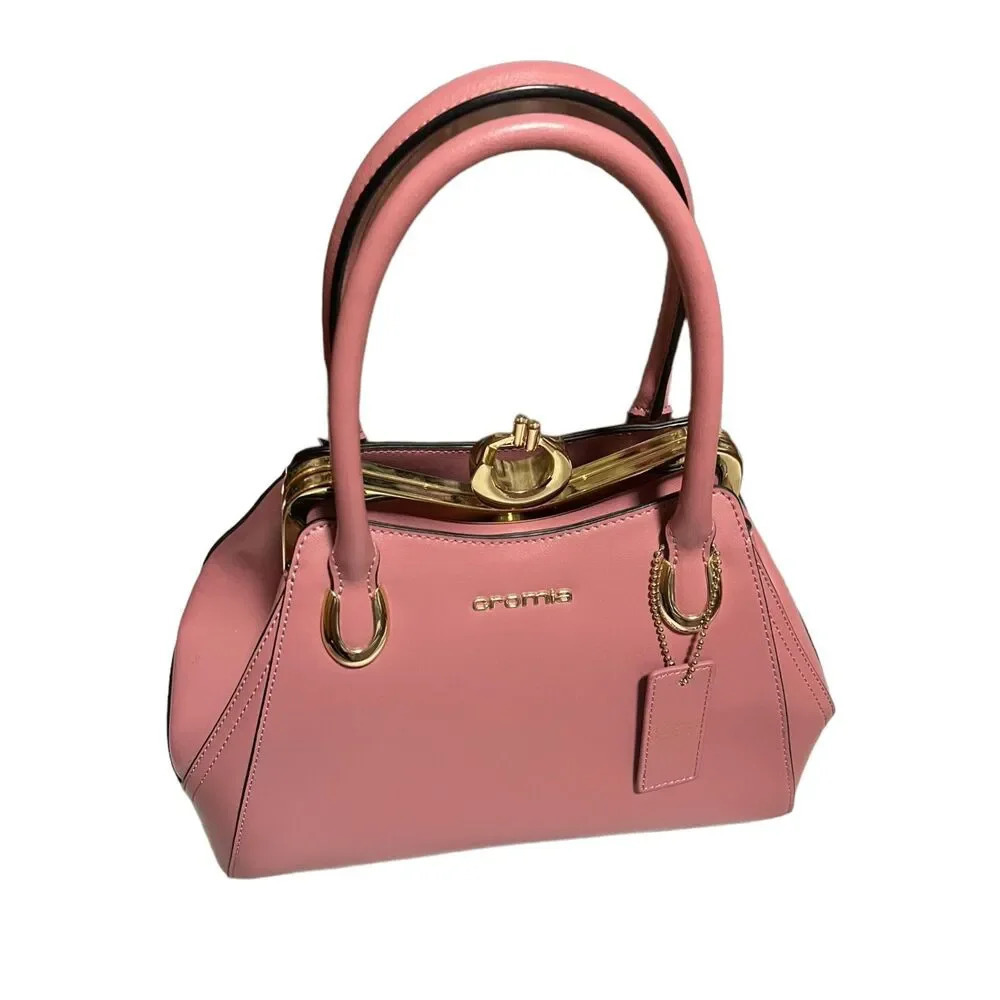 Cromia‎ Leather Handbag Pink
